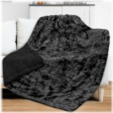 Cozy Fur-Blend Throw Blanket