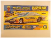 NHRA Pro Stock Hero Card Autographed by Rickie Jones