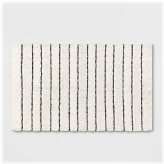 Monochrome Stripe Bath Rug