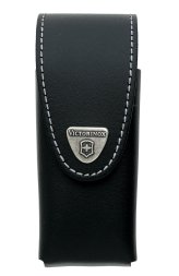 Black Leather SwissTool Belt Pouch