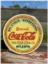 Retro Coca-Cola Bottle Label Sign