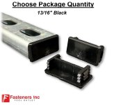 Black End Caps for 13/16" Shallow Unistrut Channels