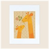 Giraffe Whimsy Wood Print