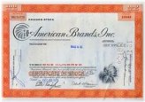American Brands Stock Certificates Collection