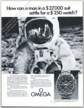 Omega Speedmaster Moon Watch Vintage Ad