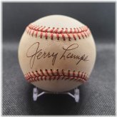 Jerry Lumpe Autographed New York Yankees Baseball