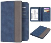 Leather Passport and Card Combo Case