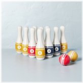 Rustic Timber Bowling Set