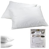 SecureRest Pillow Protectors - Set of 2 Zippered Covers for a Peaceful Sleep