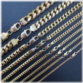Gold Plated Miami Cuban Chain Necklace for Men