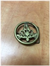 Brass Nautical Belt Buckle - Vintage Sailing Boat Design