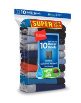 Cool Comfort Boxer Briefs for Boys - 10 Pack with Flex Waistband and Tagless Design (Sizes S-XL)