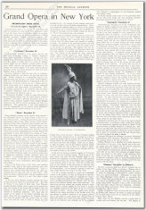 Vintage Article Featuring 1911 Heinrich Hensel Photo in Lohengrin NYC Grand Opera
