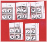 Ghana Postage Due Plate Blocks