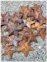 Rustic Charm Collection: Set of 20 Vintage Barn Stars