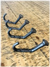 Rustic Railroad Spike Hooks