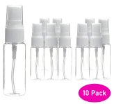 Clear Travel Spray Bottles Set