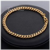 Golden Curb Anklet