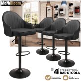 Swivel Leather Dining Chairs