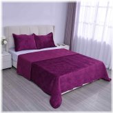 Magenta Purple Stitched Quilt