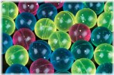 Sparkling Bouncy Balls - Set of 100