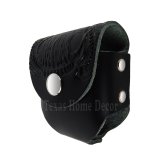 Black Leather Eagle Case