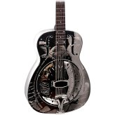 Nickel-Plated Hawaiian Metal Resonator Guitar by Recording King