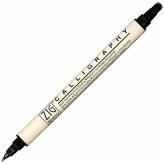 Pure Black Calligraphy Marker by Zig Memory System