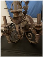 Gothic Rustic Bronze Candle Sconce