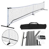 Regulation-Size Portable Net Set for Pickleball with Metal Frame and Carrying Bag