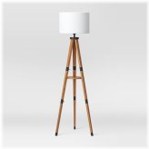 Rustic Shelf Floor Lamp