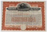Indiana Harbor Belt Railway Company 1918 Bond Stock Certificate