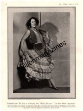 The Girl from Argentine: Rare 1928 Carmel Myers Original Print