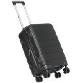 Black Diamond Spinner Suitcase - Expandable Hardside Carry On Luggage with Wheels (21")