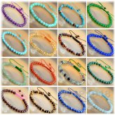 Earth's Treasures Macrame Bracelets