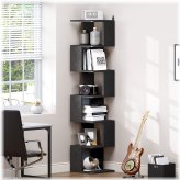 Corner Zigzag Bookshelf Rack