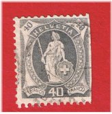 Helvetia Stamp #85 - Very Fine Used
