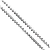 Warrior Ball Bead Chain Dog Tag Link Necklace