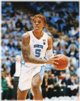 Armando Bacot Autographed North Carolina Tar Heels Photo