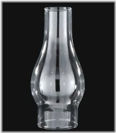 Clear Glass Hurricane Chimney for Oil Lamps