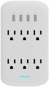 Electricity Hub: Multi-Port Wall Surge Protector