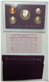 1992 Clad US Proof Coin Set with Original Packaging & COA