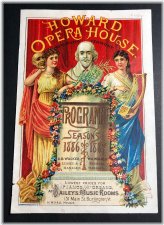 Vintage Howard Opera House Program - Burlington, VT