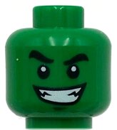 Green Monster Minifigure Head
