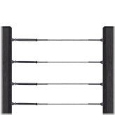 Black Stainless Steel Cable Railing Kit