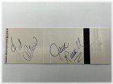 Jane Russell Signed Collectible Matchbook with PSA DNA Certification