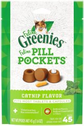 Feline Pill Pockets with Catnip Flavor (45-Count)