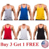 MuscleFit Tank - Men's Sleeveless Shirt for Fitness and Bodybuilding - Stringer Sports