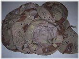 Desert Storm Era Helmet Cover - Genuine USMC/Army Issue (Chocolate Chip, Size S-XS)