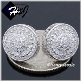 Silver Frost Stud Earrings